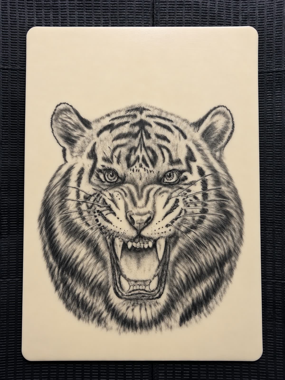 Realism tiger portrait